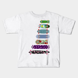 Skateboard Size Comparison Chart Kids T-Shirt